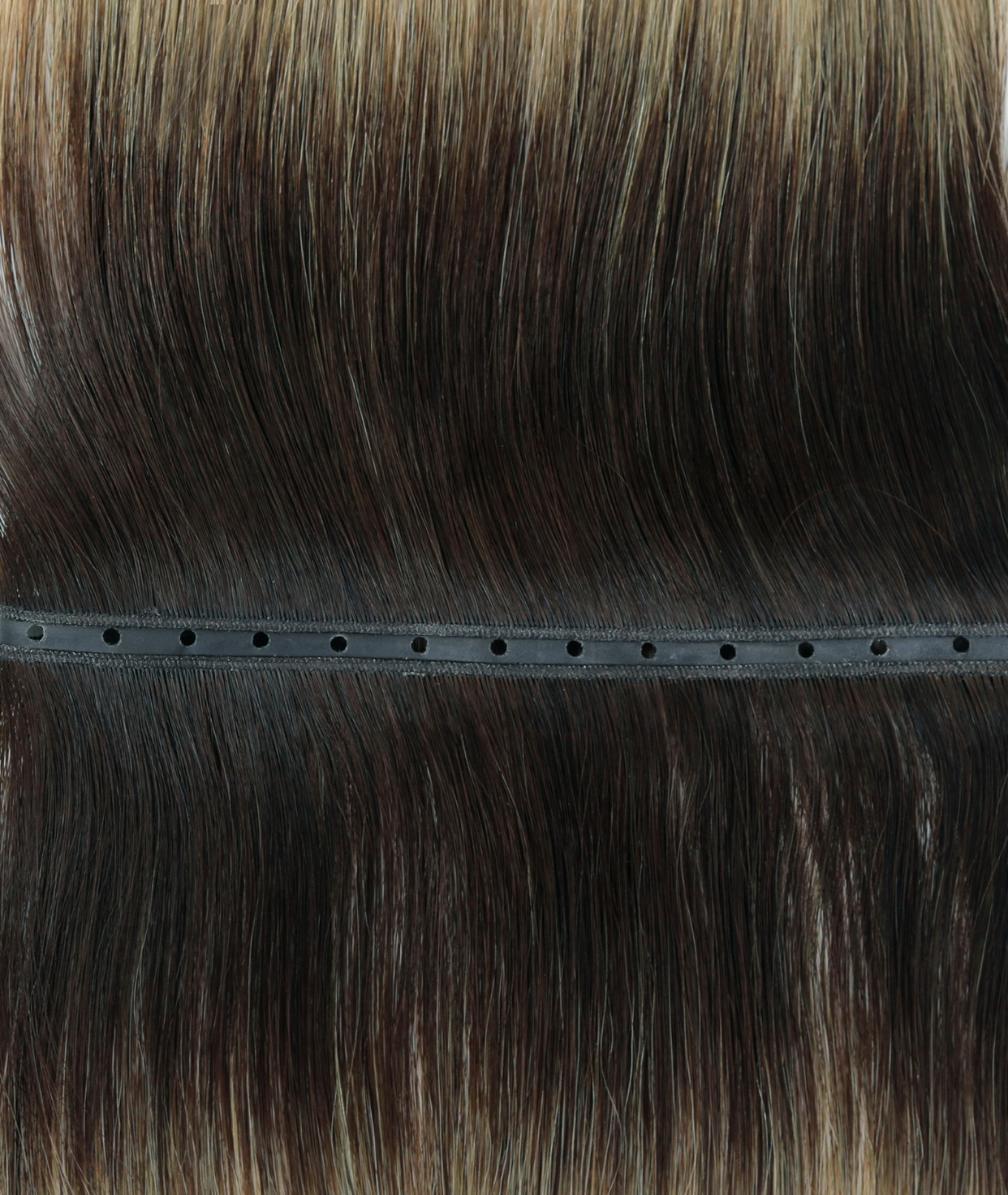 #Iced Coffee Balayage Butterfly Genius Weft Extensions