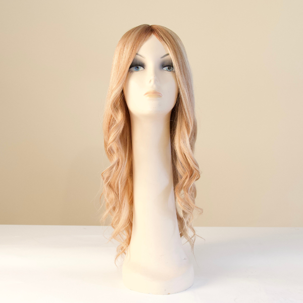 Toffee Cream Balayage Mono Top Human Hair Wig