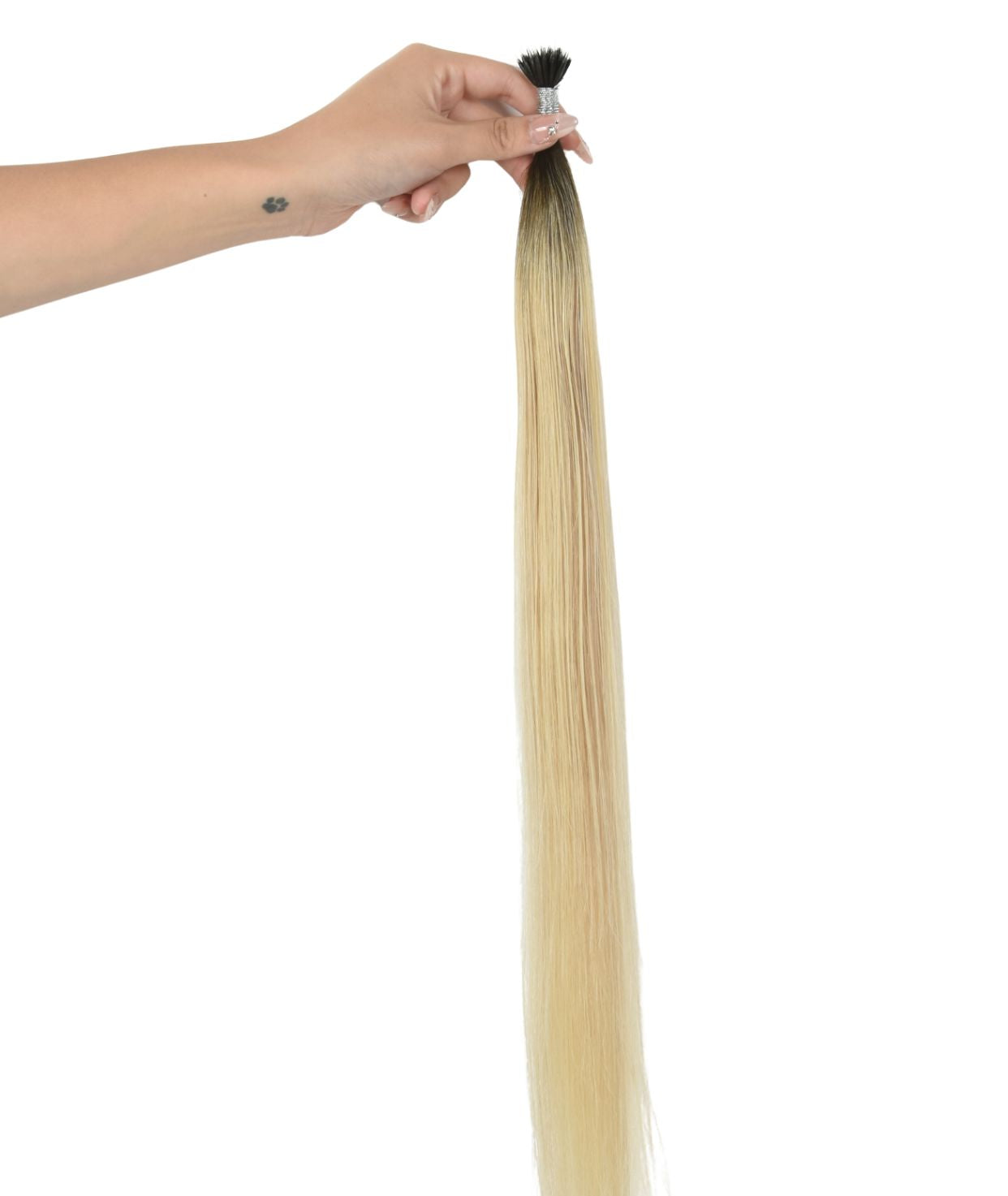 #Iced Coffee Balayage Nano Tip Hair Extensions