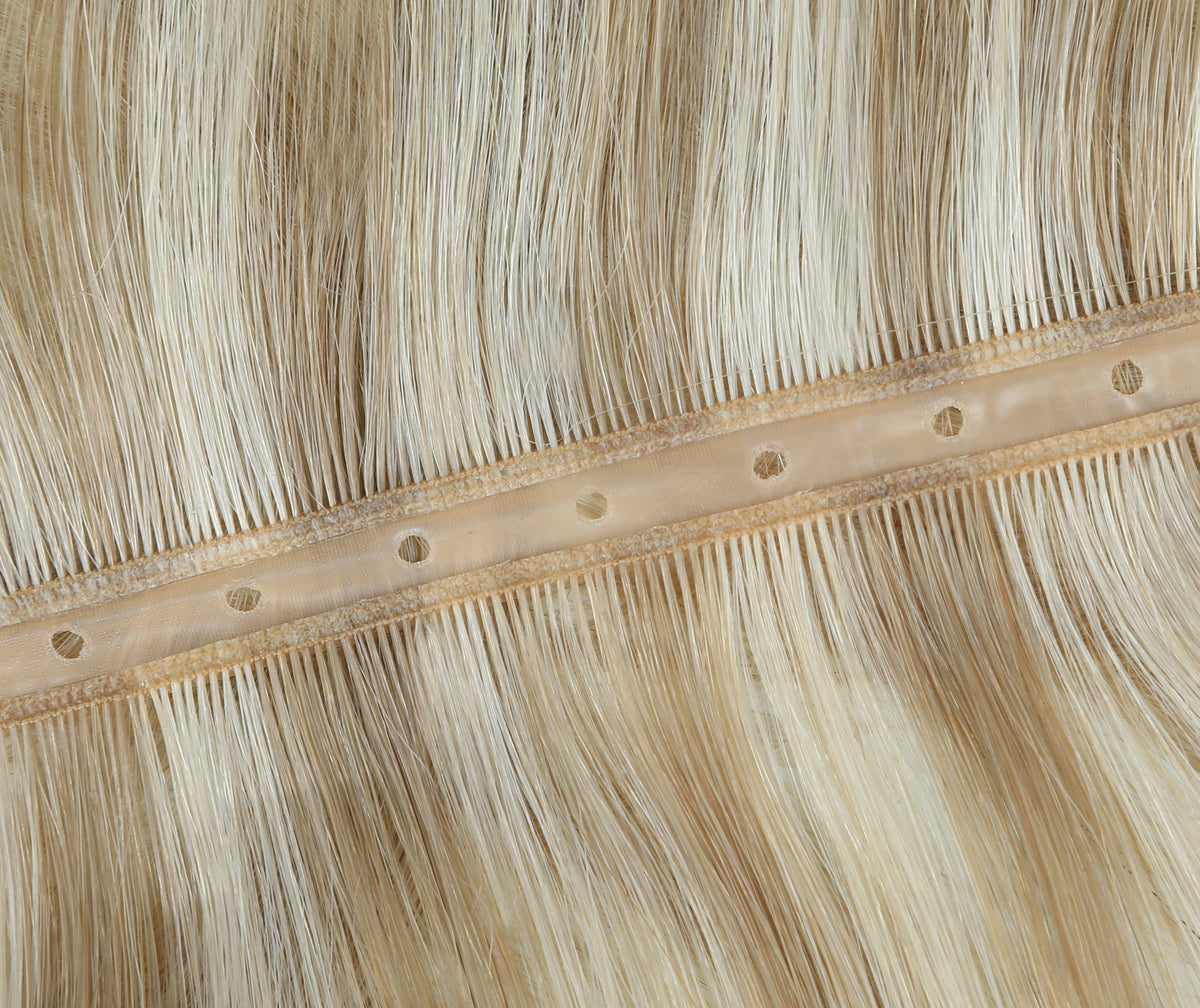 #18/613 Ash Blonde Highlights Butterfly Weft Extensions