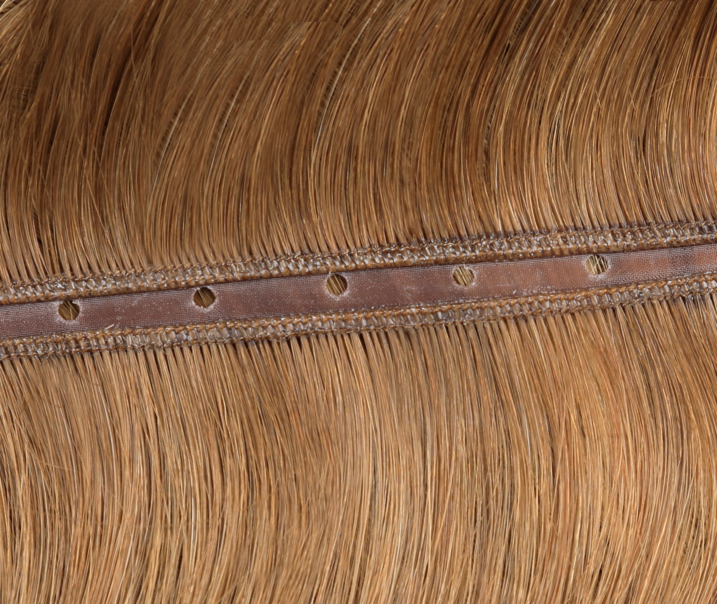 #Toffee Cream Balayage Butterfly Weft Extensions