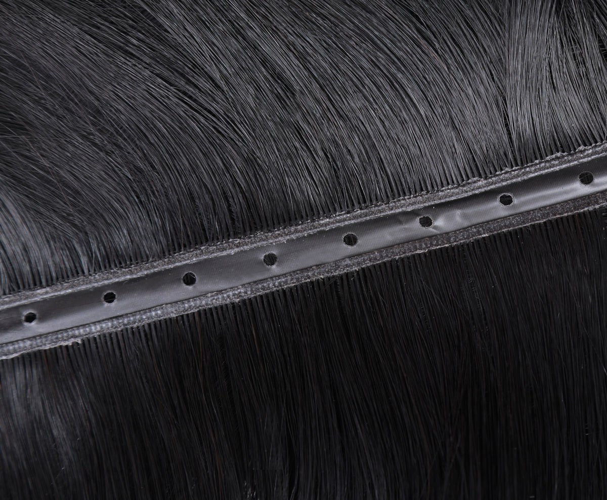 #1 Jet Black Butterfly Weft Extensions