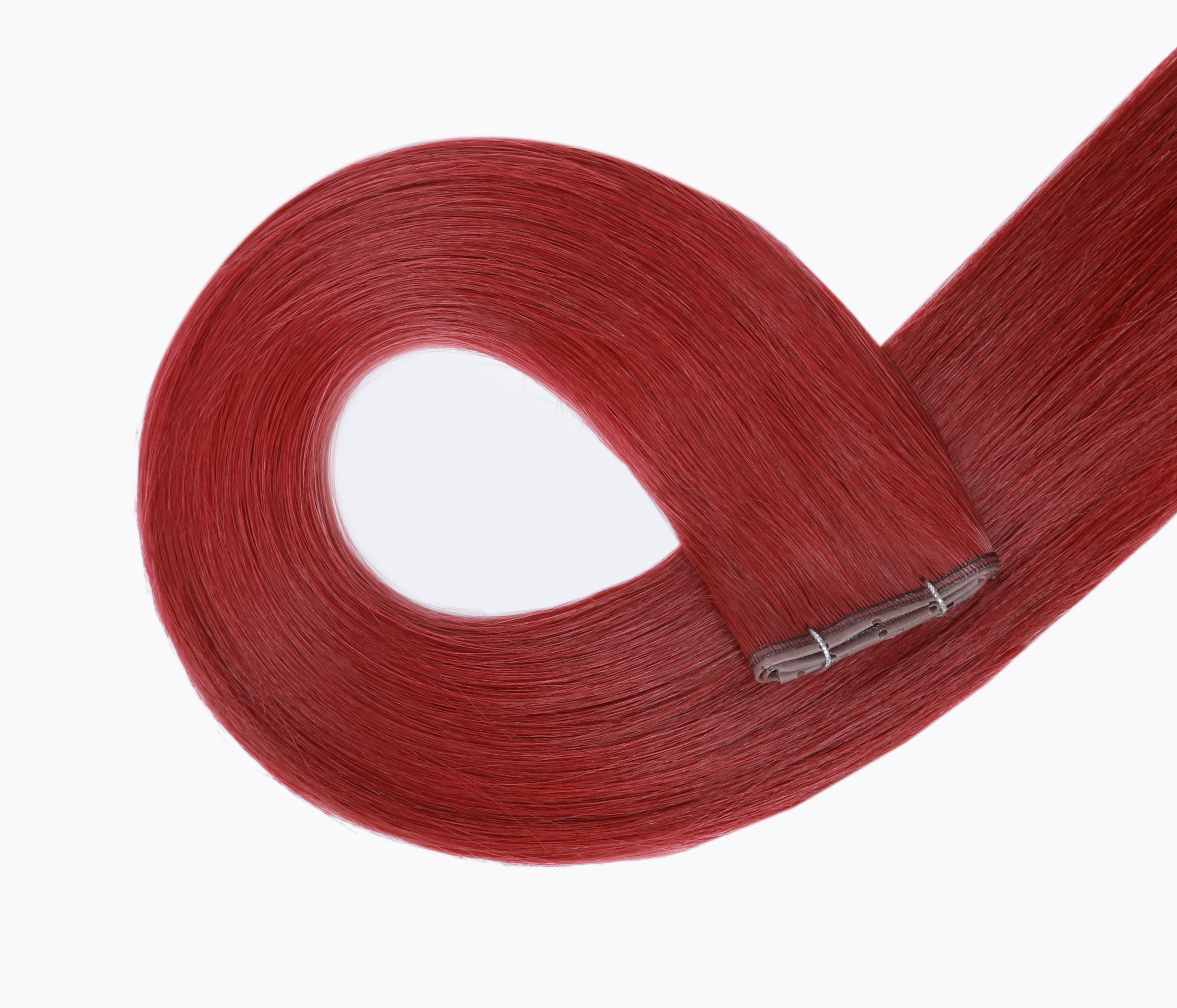 #6R Red Butterfly Genius Weft Extensions