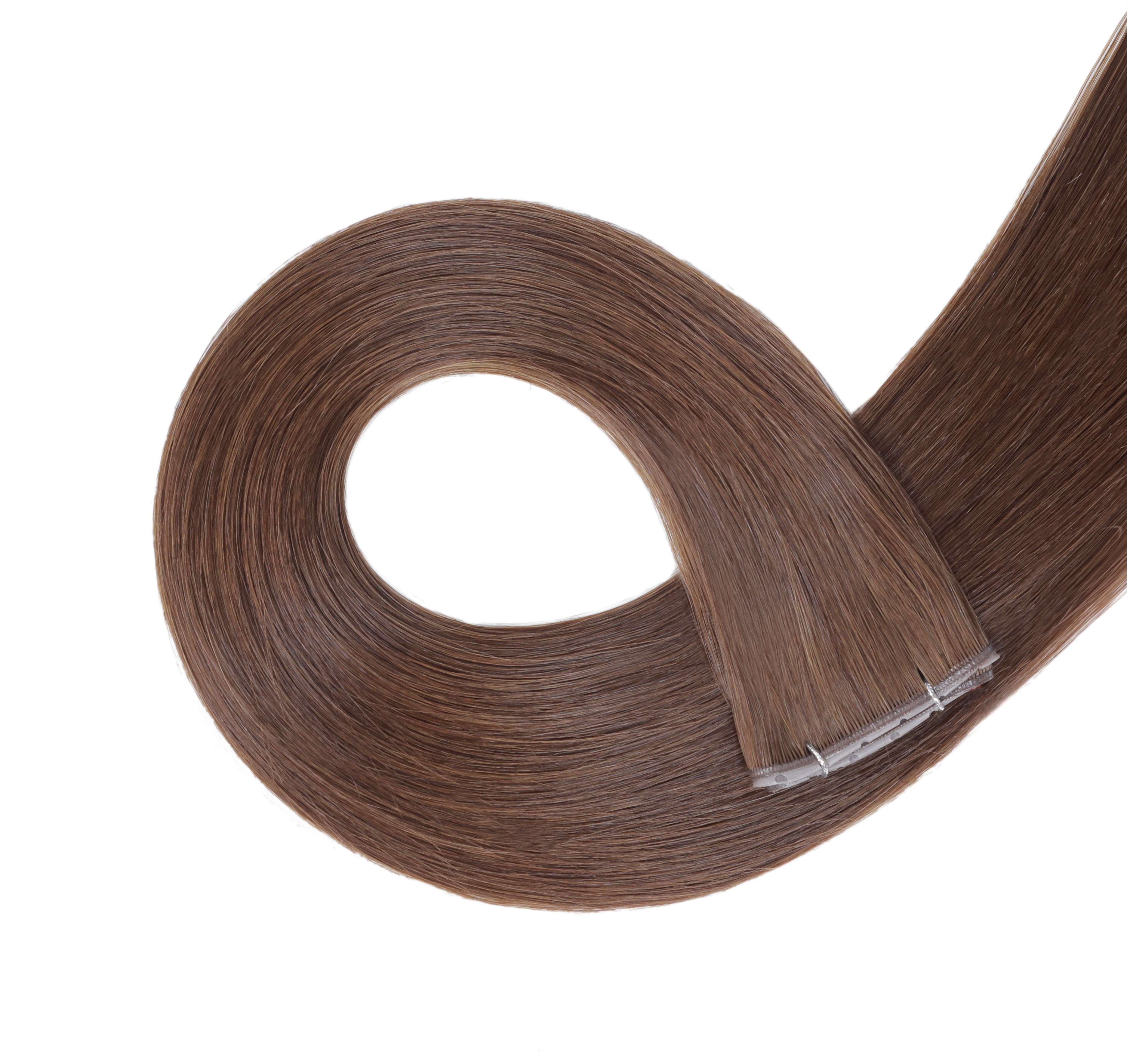 #4 Chocolate Brown Butterfly Genius Weft Extensions