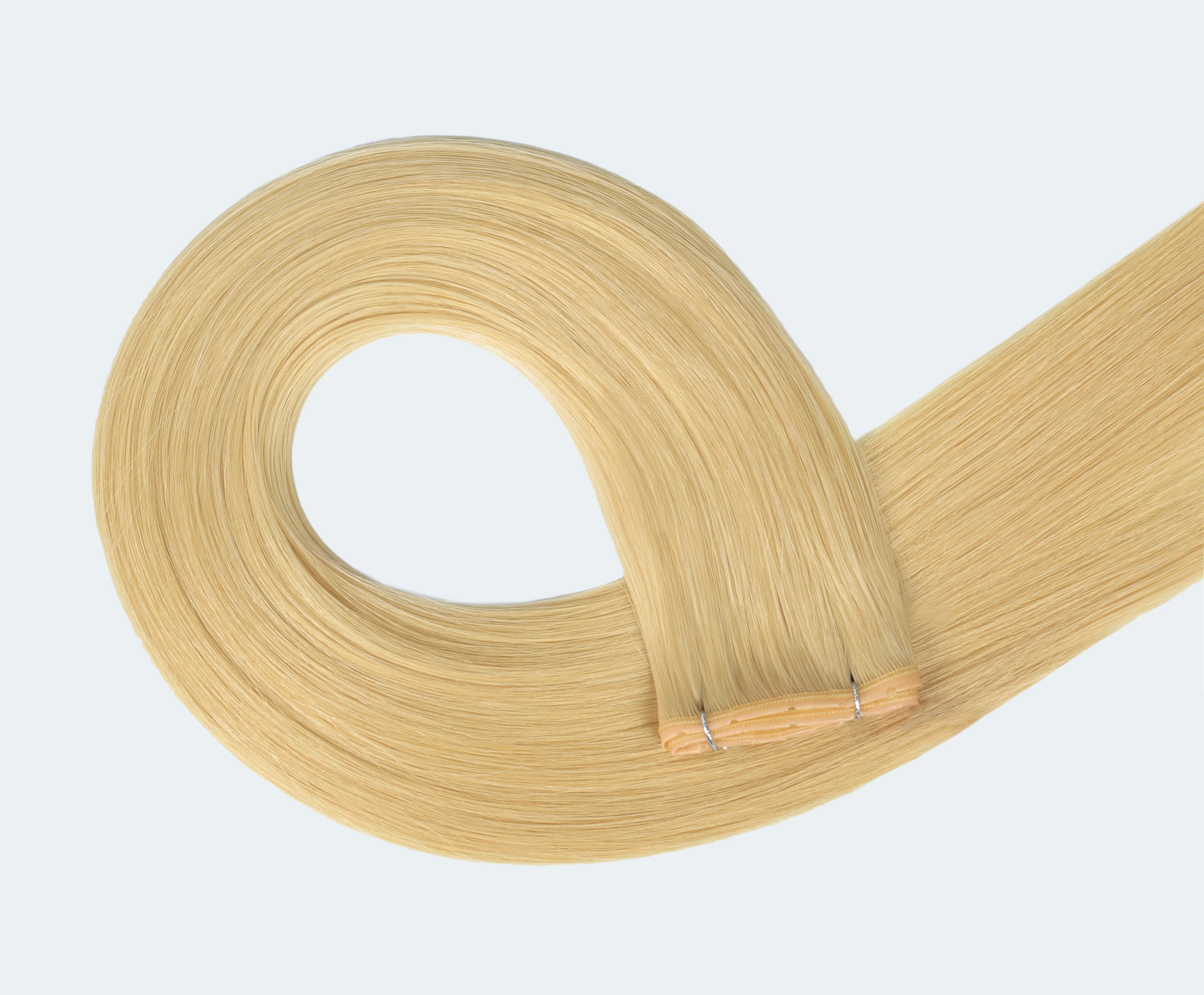 #613 Platinum Blonde Butterfly Genius Weft Extensions