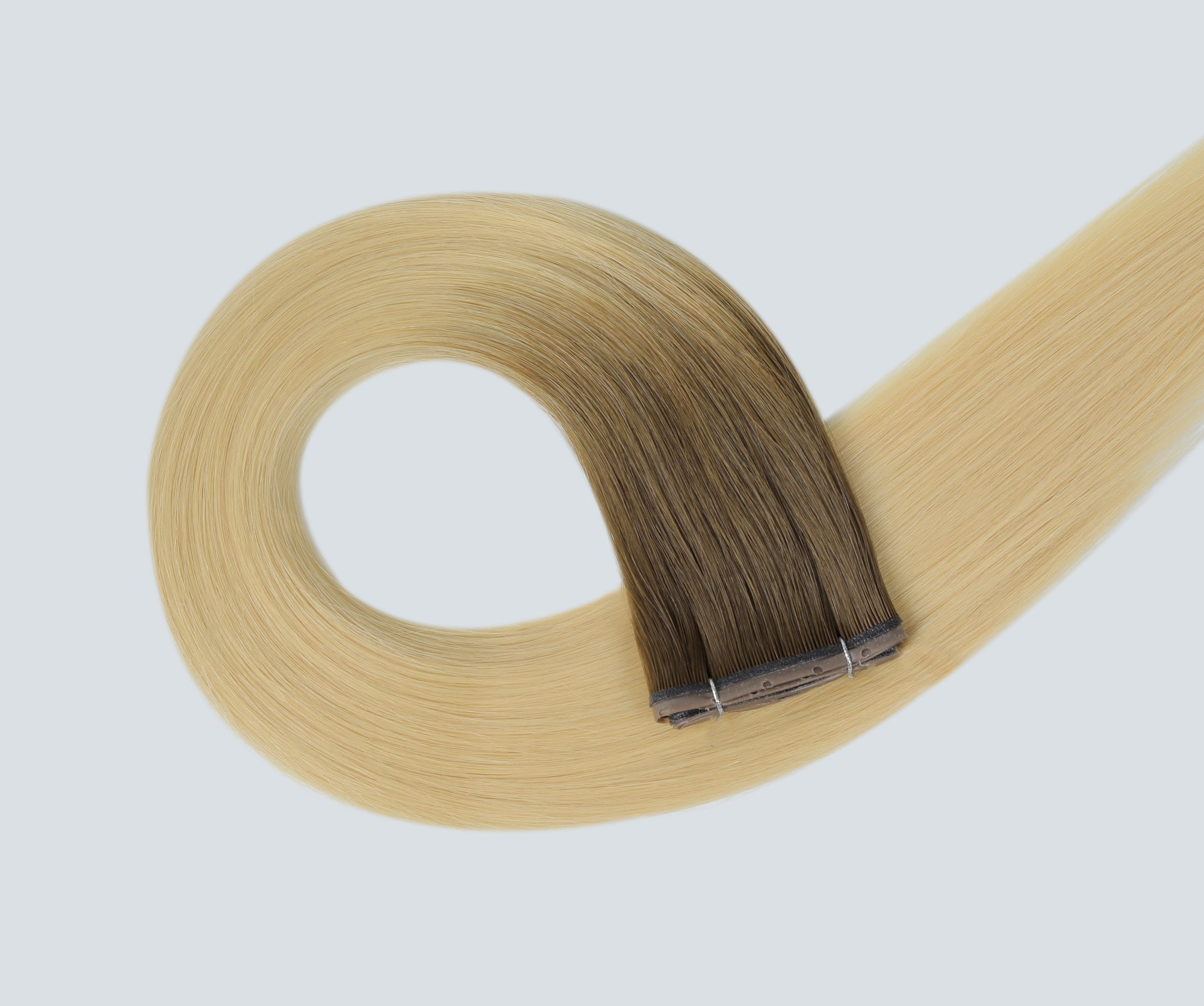 #Beach Blonde Ombre Butterfly Weft Extensions