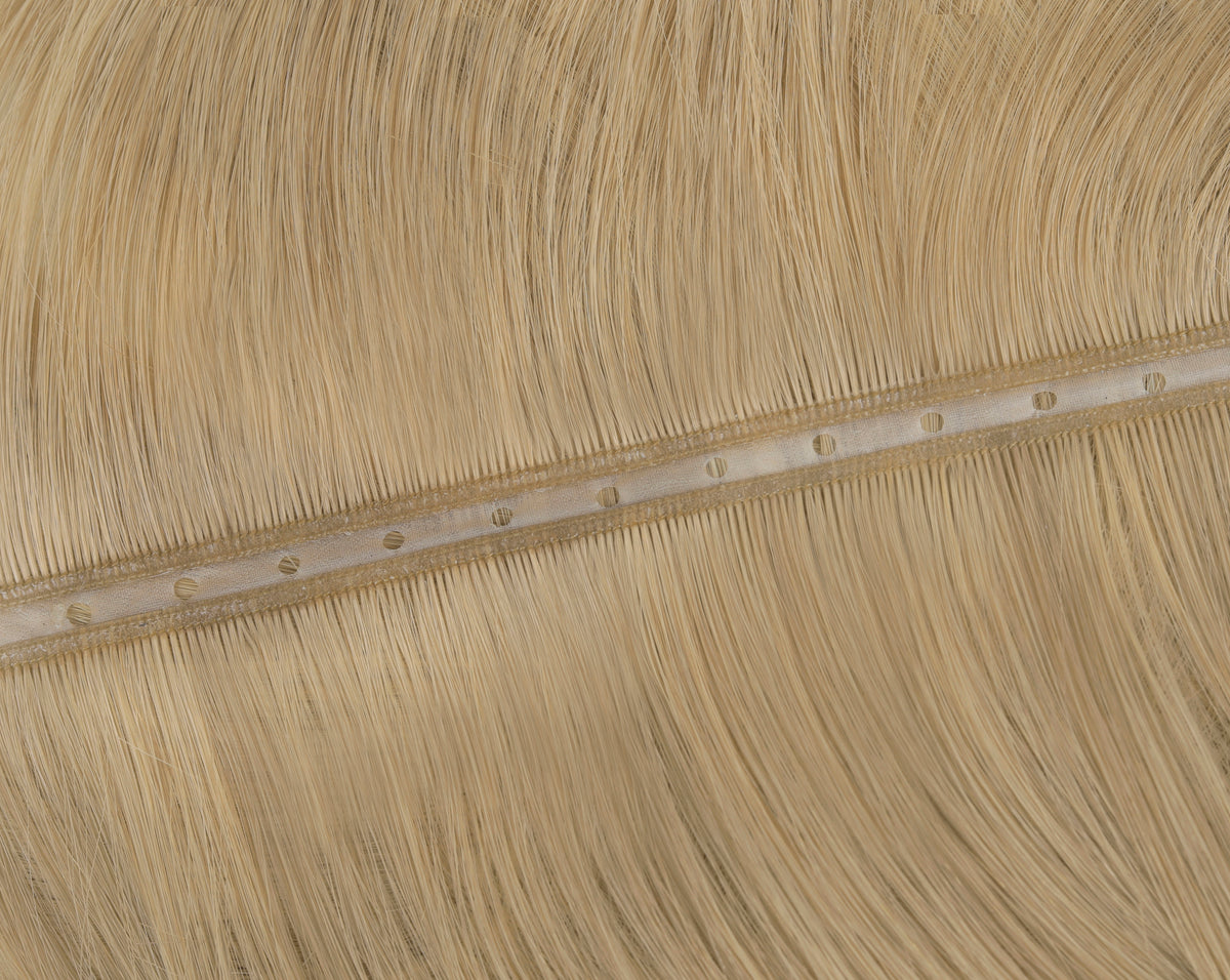 #Sandy Blonde Balayage Butterfly Weft Extensions