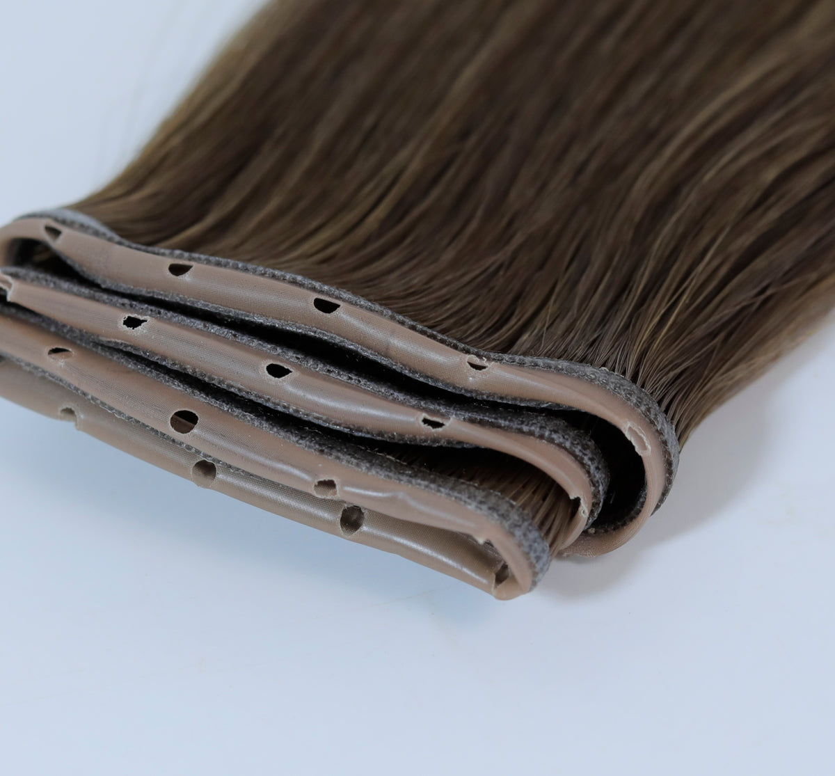 #6 Chestnut Brown Butterfly Weft Extensions