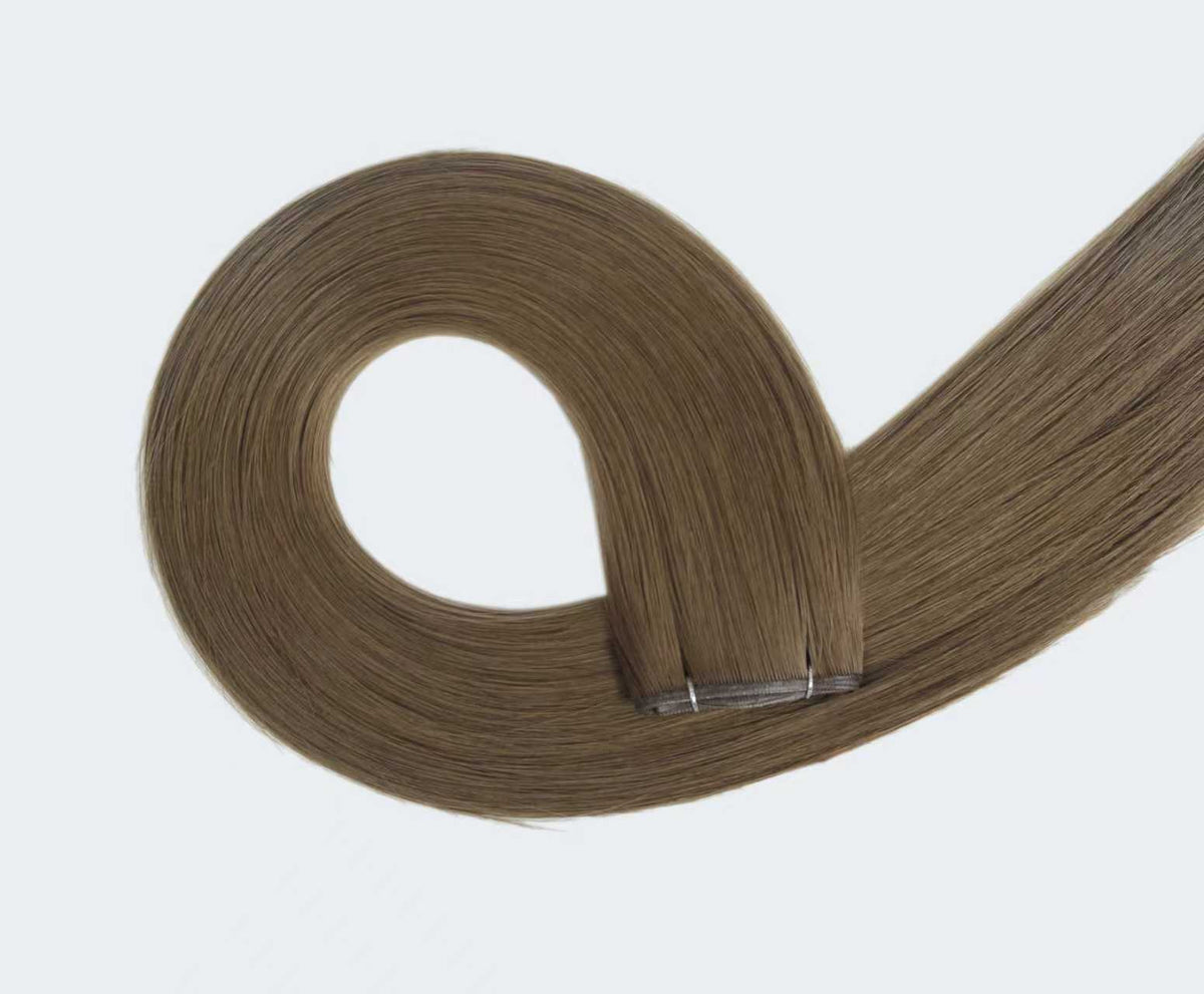 #Dark Ash Brown Genius Weft Extensions (NEW)