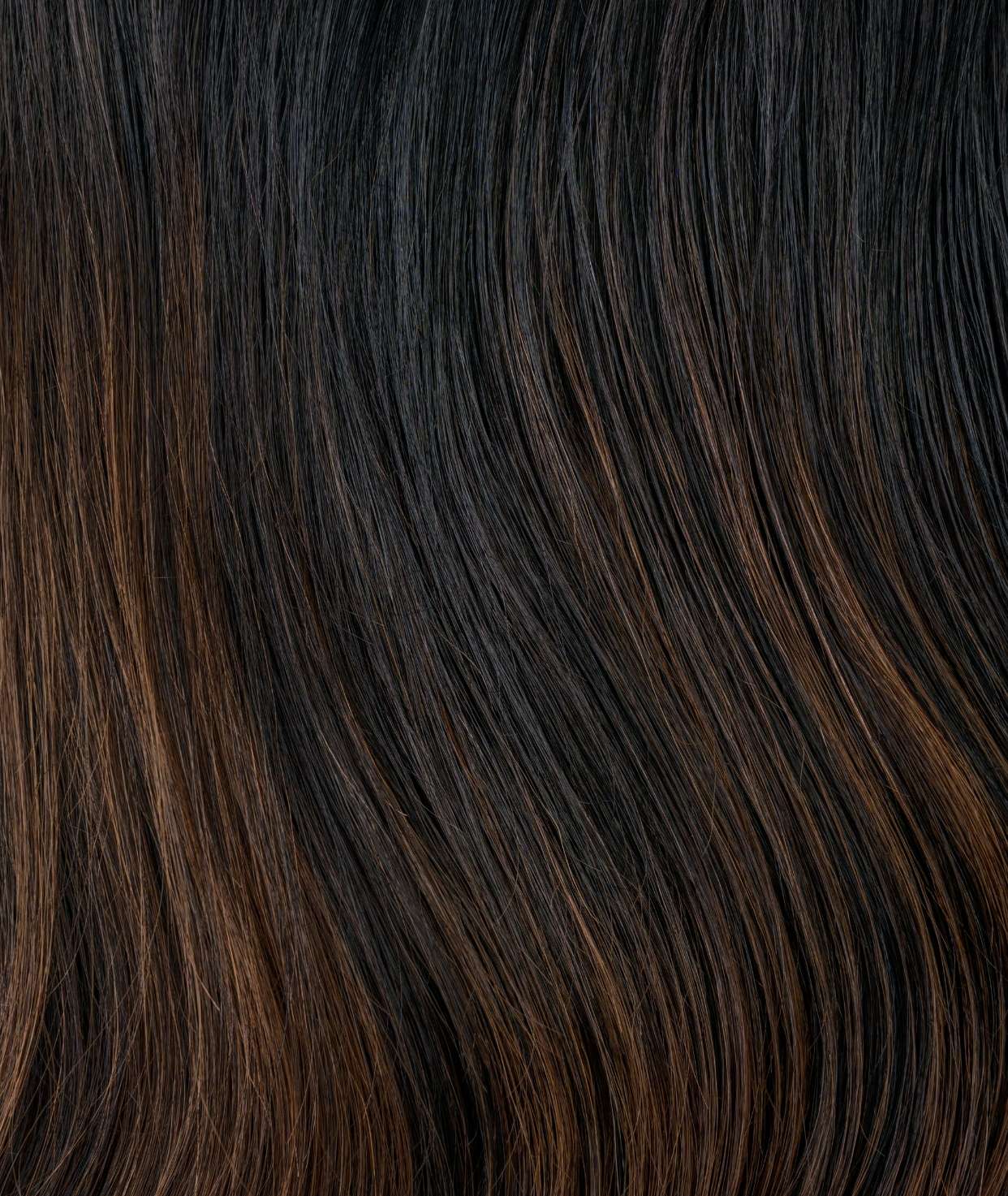 #Off Black Balayage Nano Tip Hair Extensions