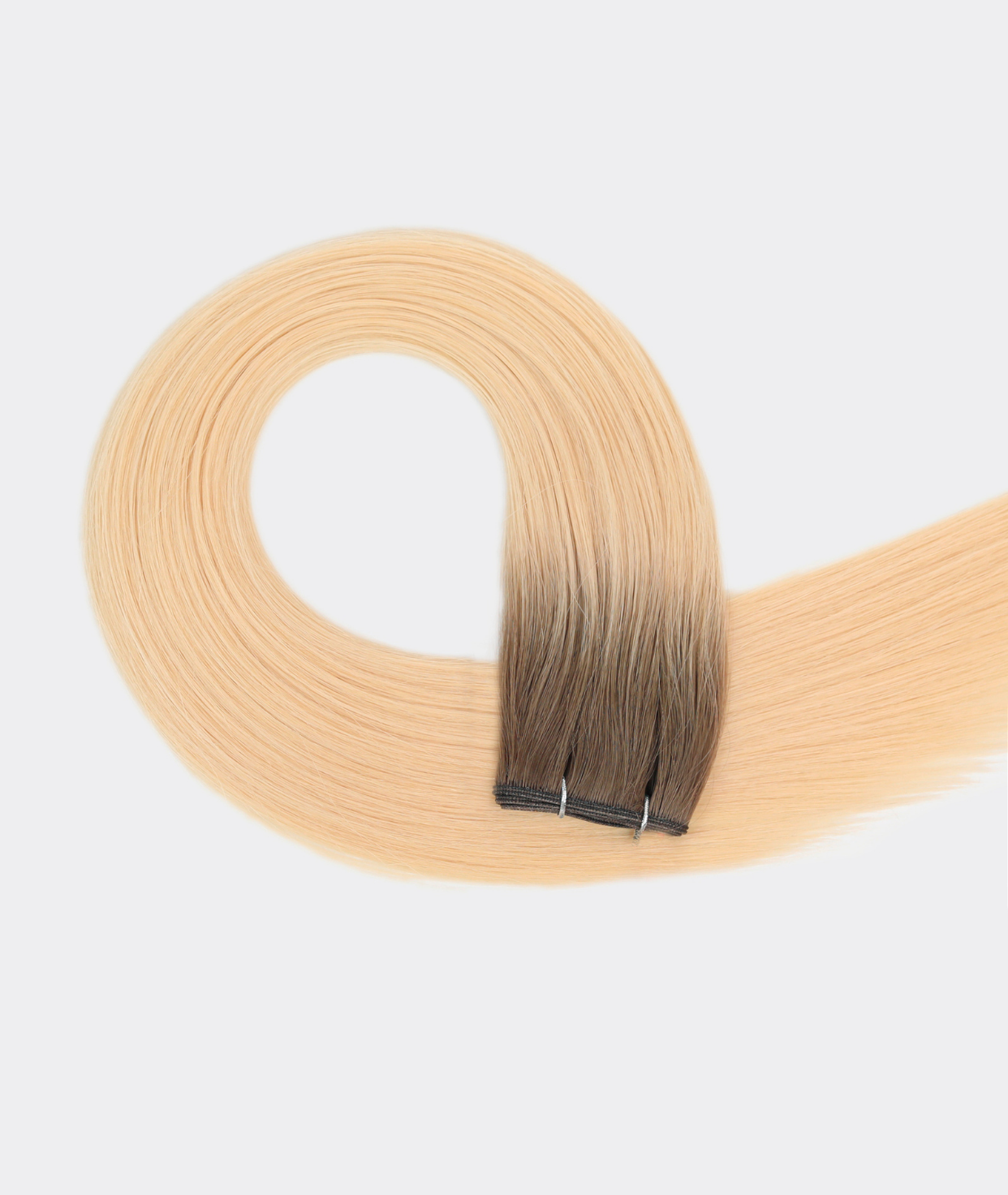 #Rooted Hollywood Blonde Genius Weft Extensions (NEW)