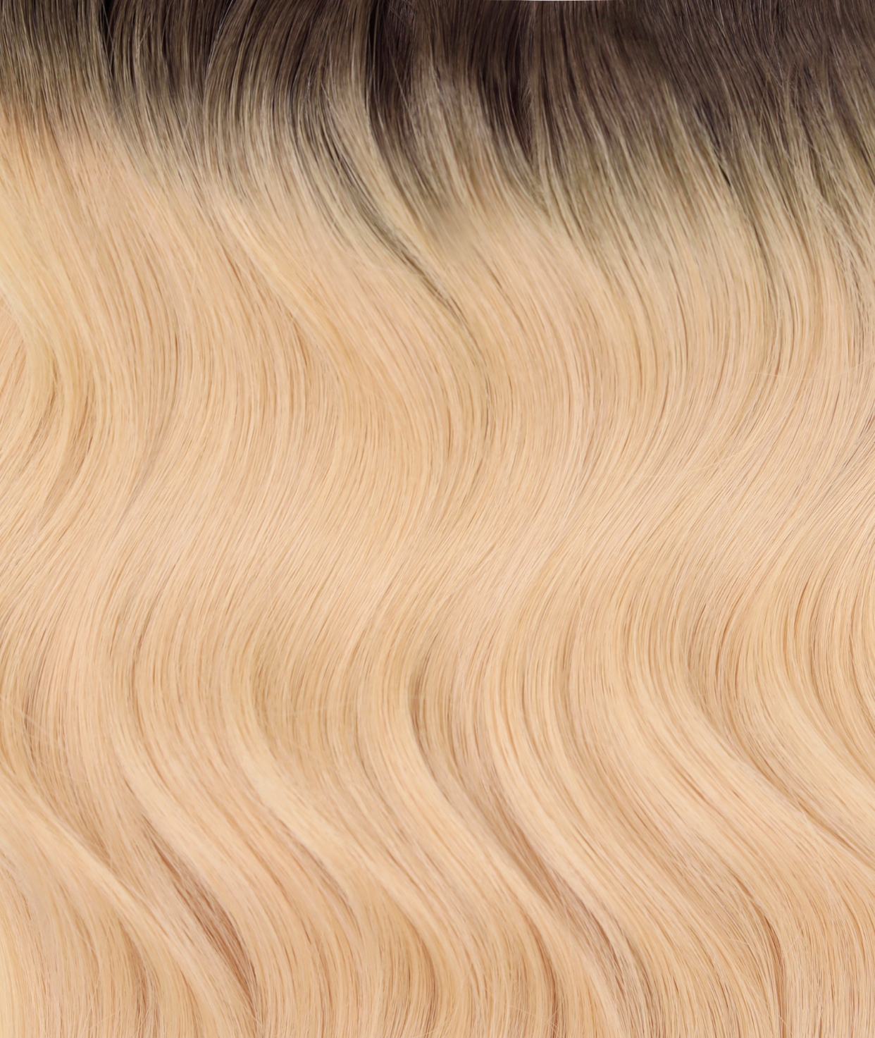 #Rooted Beach Ash Blonde Genius Weft Extensions (NEW)