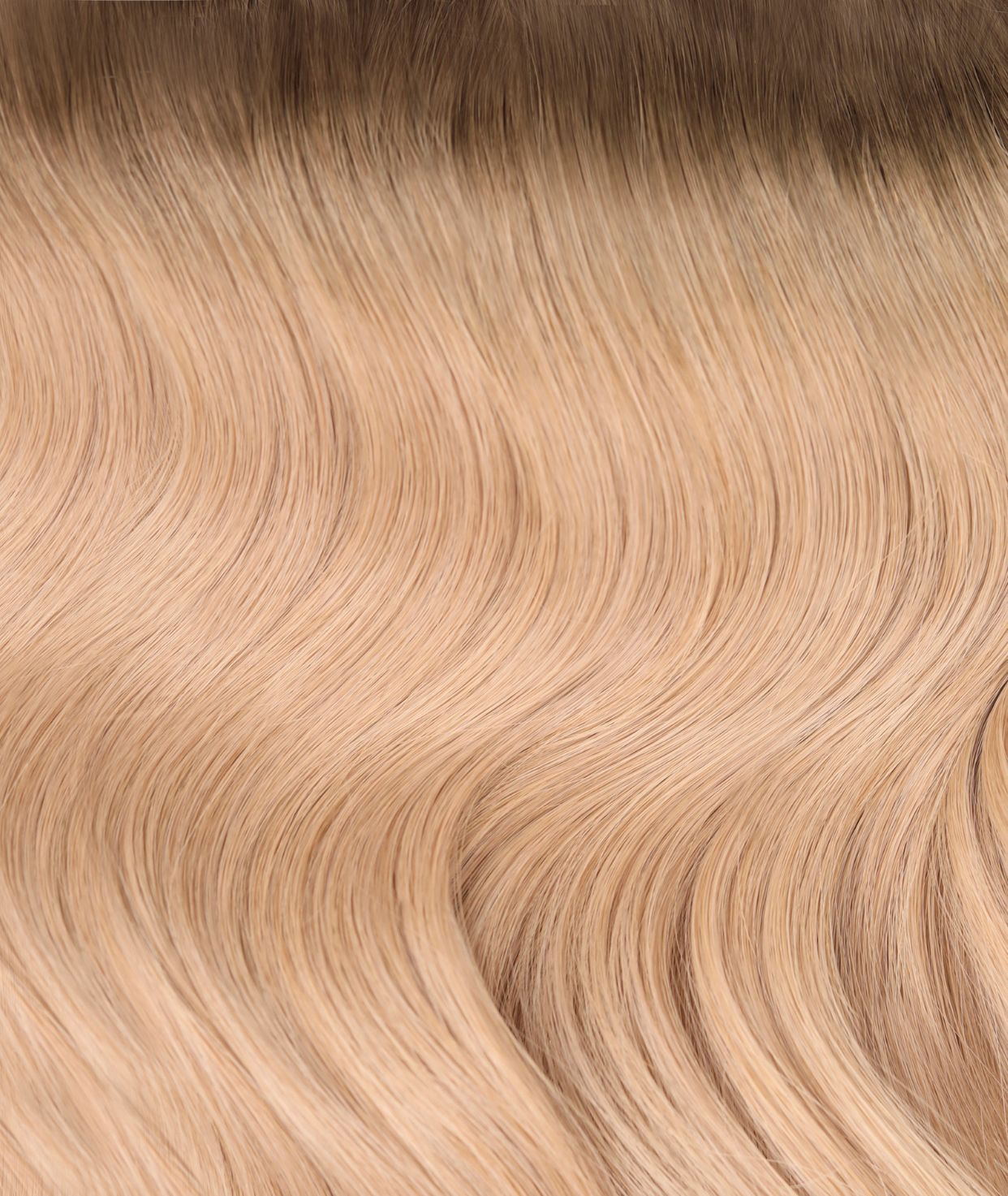 #Rooted Champagne Chestnut Butterfly Genius Weft Extensions(NEW)