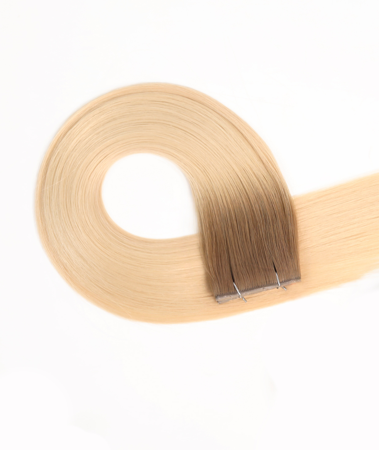 #Rooted The Blonde Invisi Butterfly Weft Hair Extensions