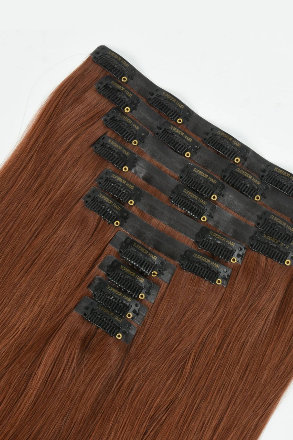 #33 Auburn Seamless Clip In Hair Extensions