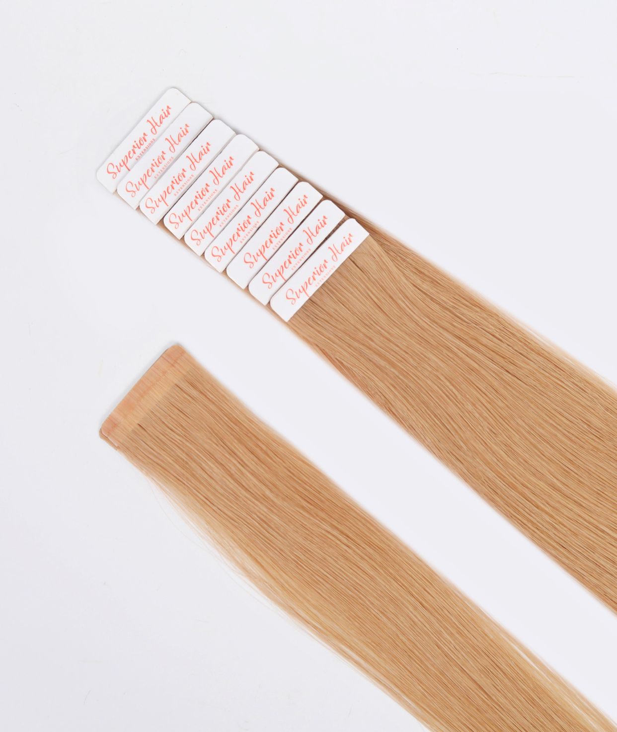 #Sunkissed Brown Seamless Tape In Extensions (NEW)