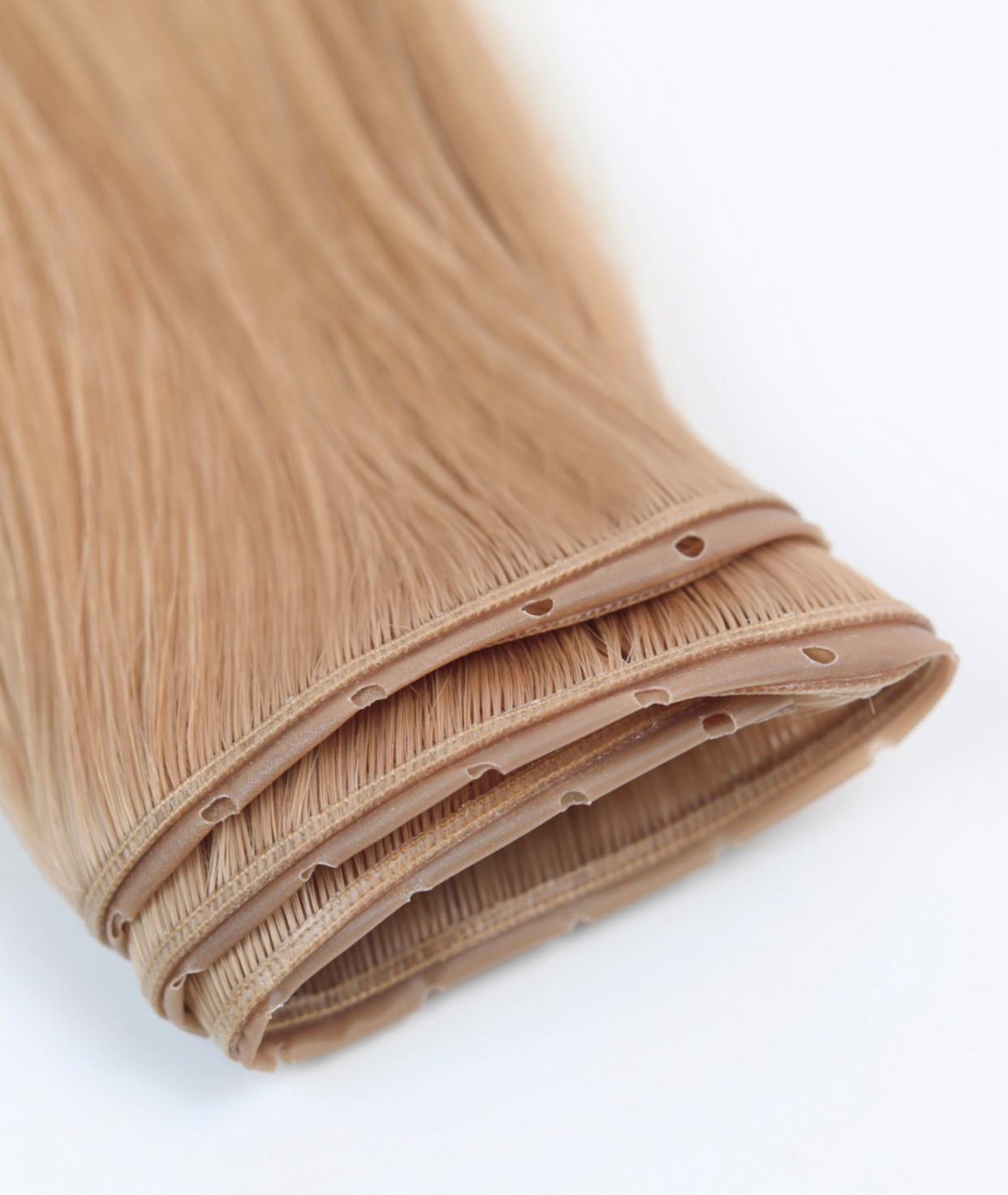 #Sandy Blonde Balayage Butterfly Genius Weft Extensions