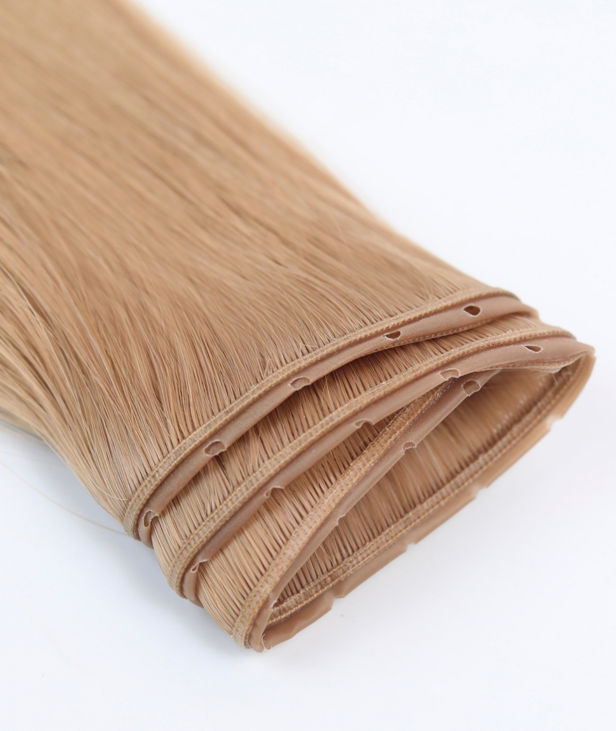 #Sandy Blonde Balayage Butterfly Genius Weft Extensions