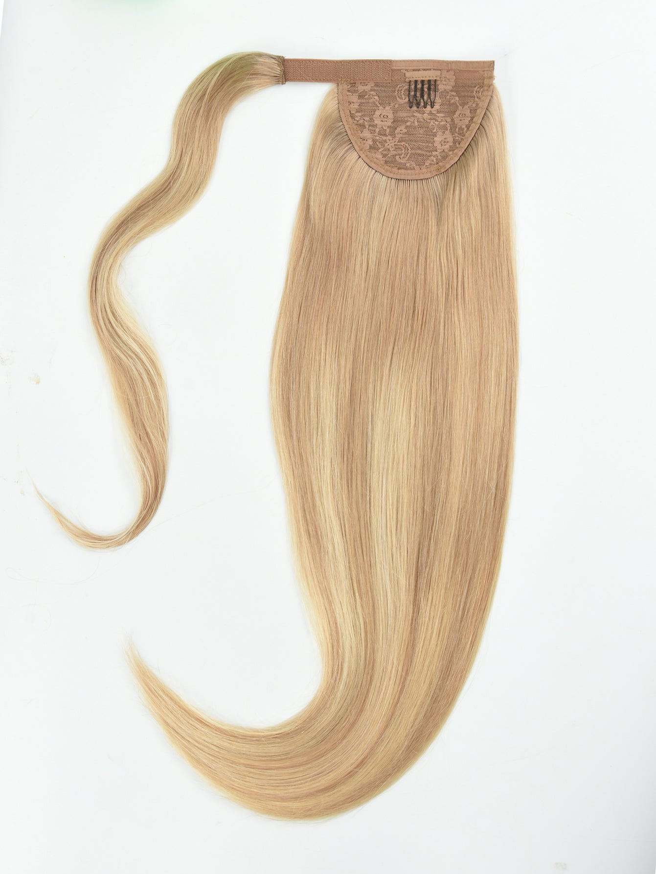 #Sandy Blonde Balayage Ponytail Extensions