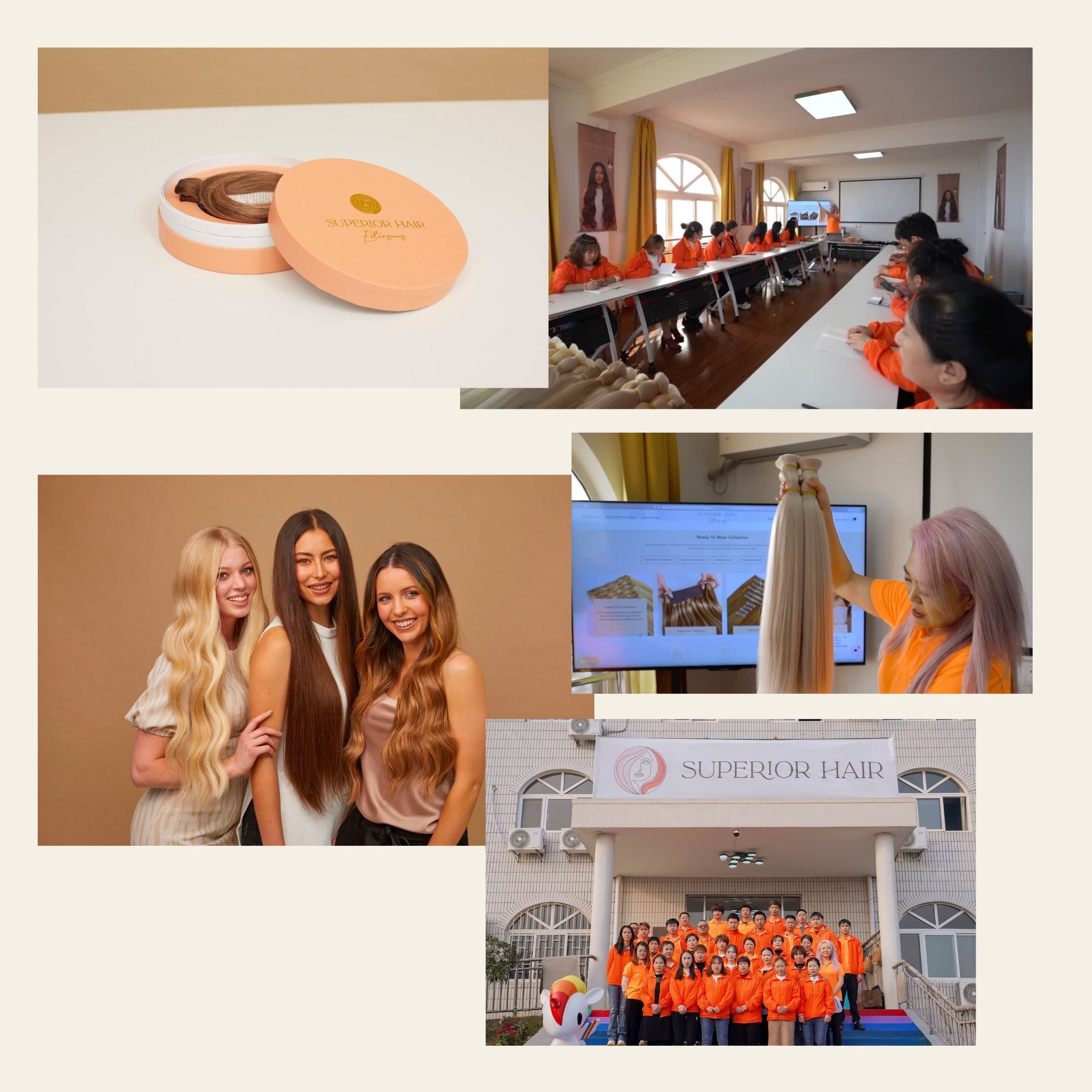 Superior Hair Extensions Factory in China