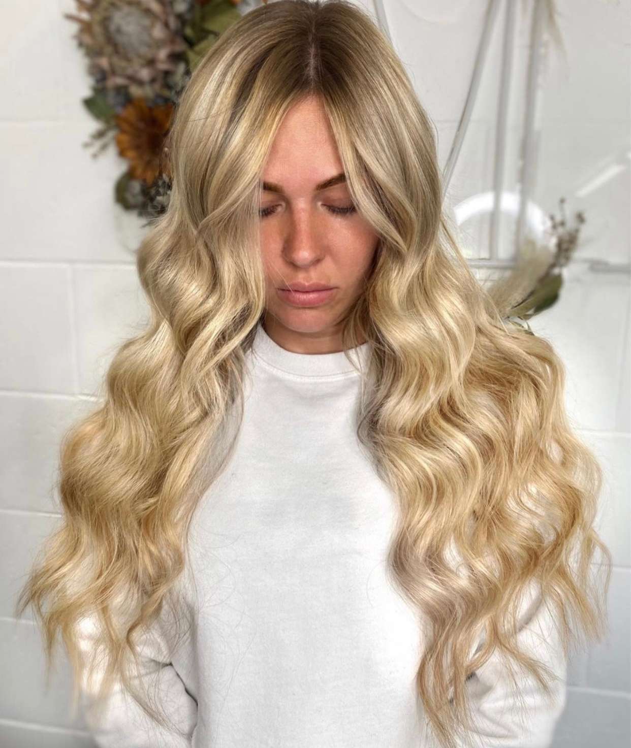#Toffee Cream Balayage Classic Clip In Hair Extensions 9pcs