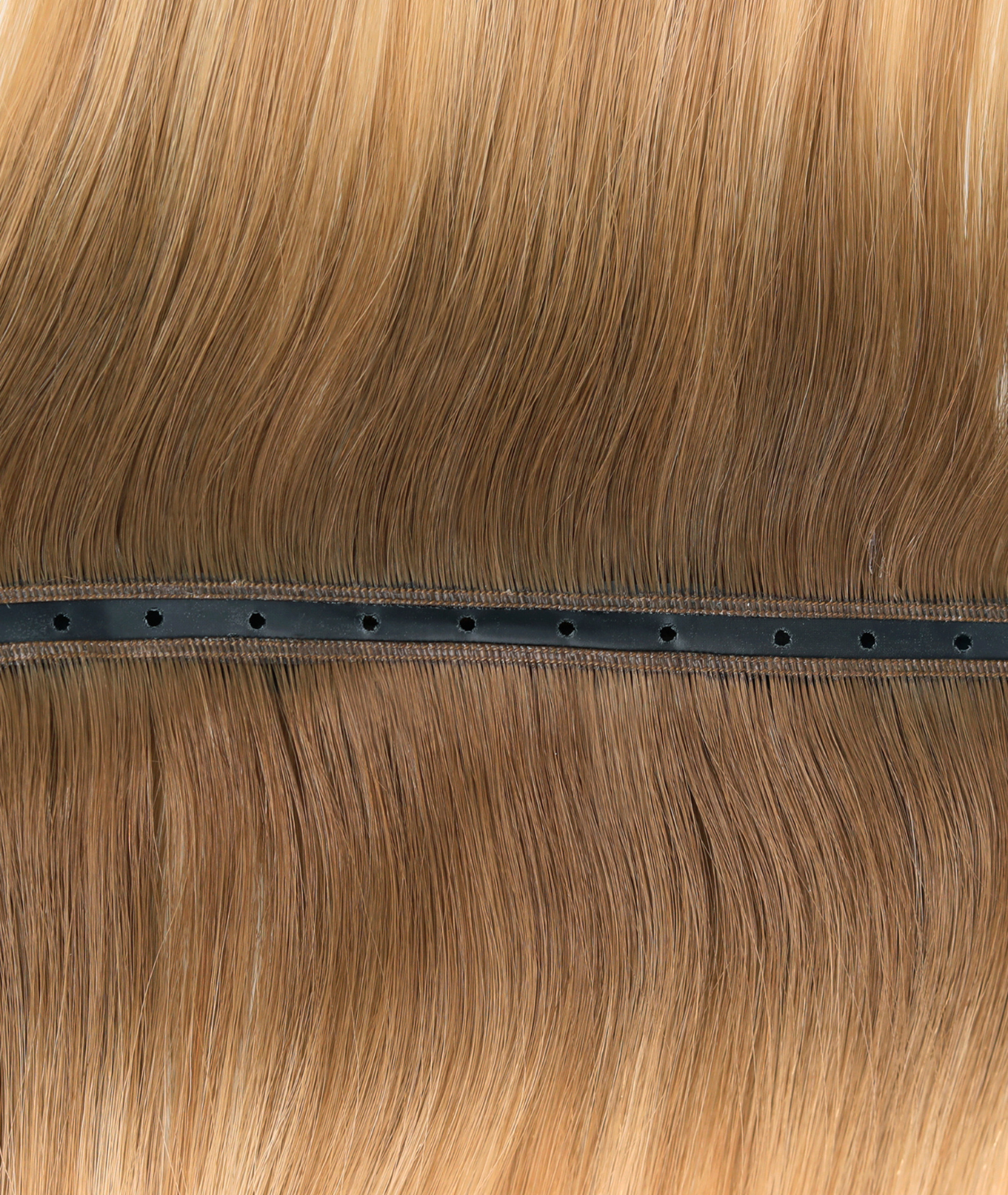 #Toffee Cream Balayage Butterfly Weft Extensions