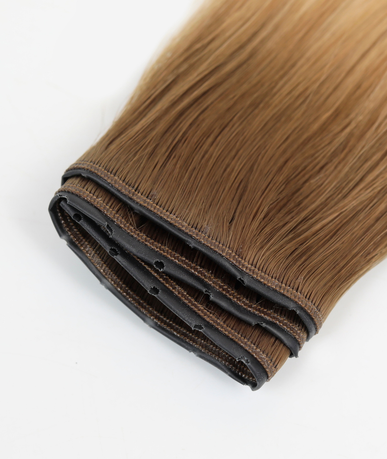 #Toffee Cream Balayage Butterfly Weft Extensions