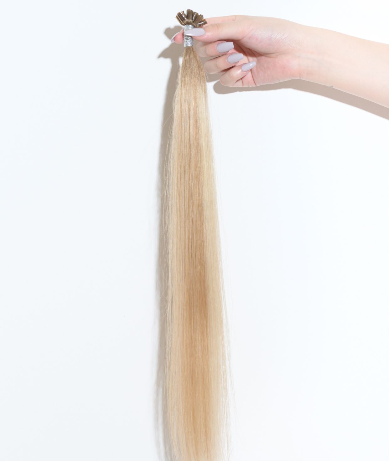 #Toffee Cream Balayage Pre Bonded U Tip Extensions