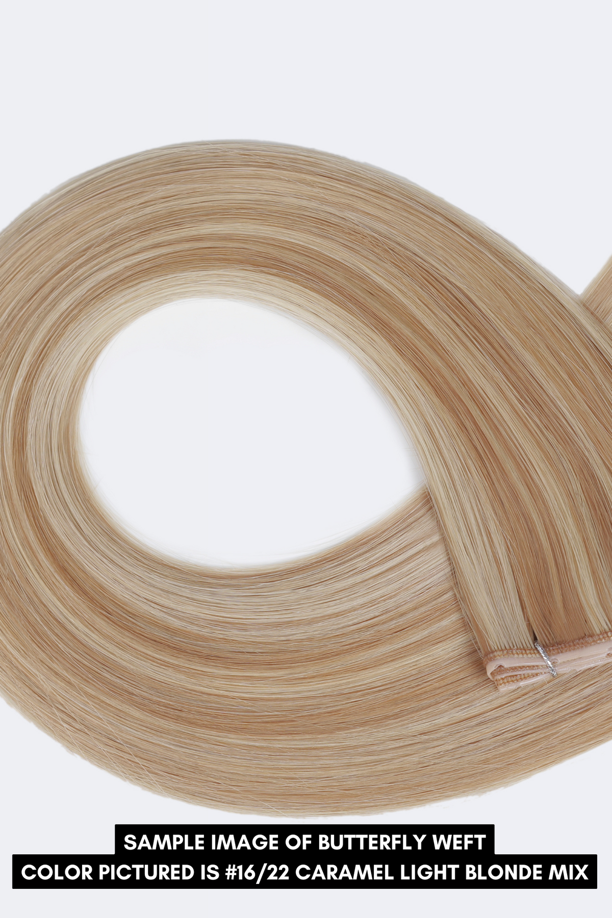 #18 Dark Ash Blonde Butterfly Weft Extensions