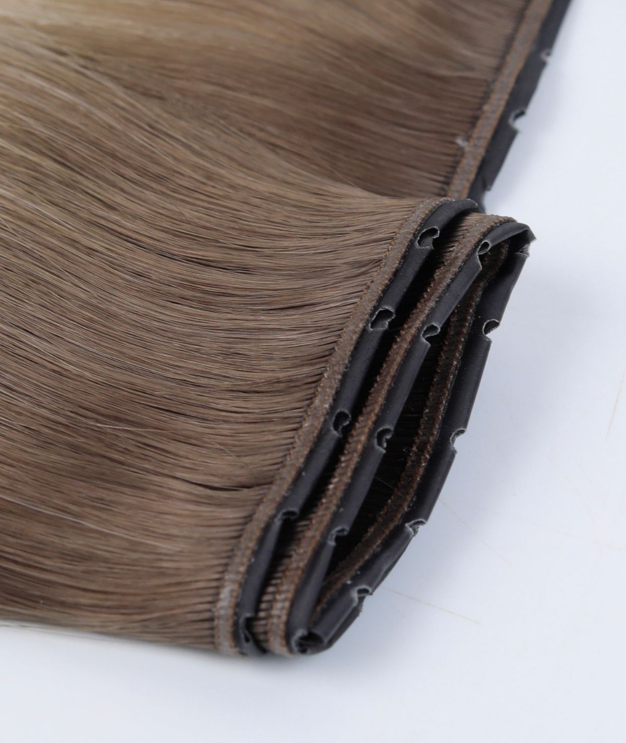 #Arctic Blonde Balayage Butterfly Genius Weft Extensions