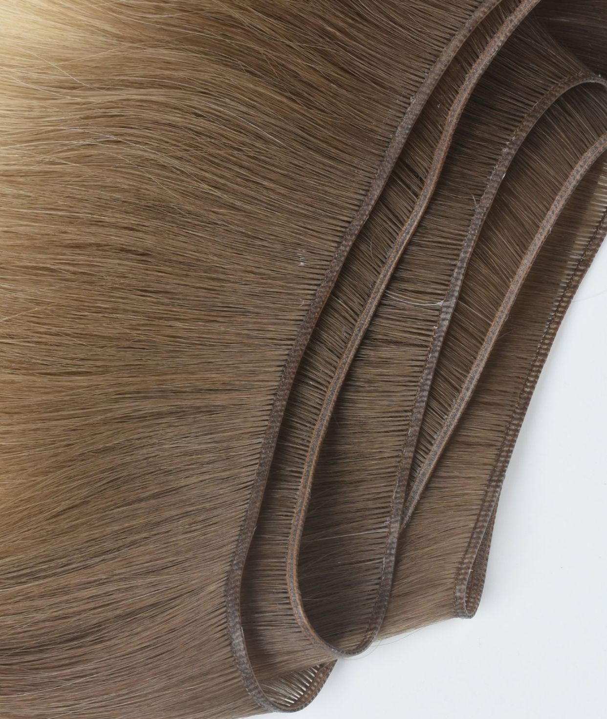 #Arctic Blonde Balayage Genius Weft Extensions