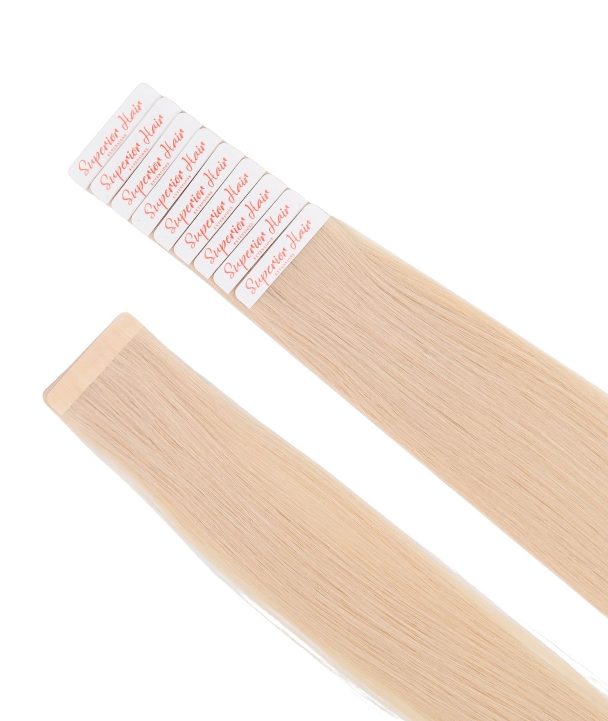 #Beach Ash Blonde Seamless Tape In Hair Extensions (NEW)