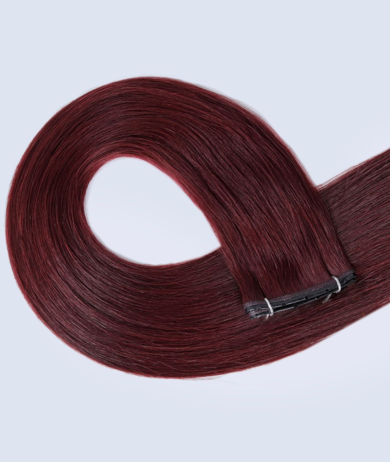 #Burgundy Butterfly Genius Weft Extensions