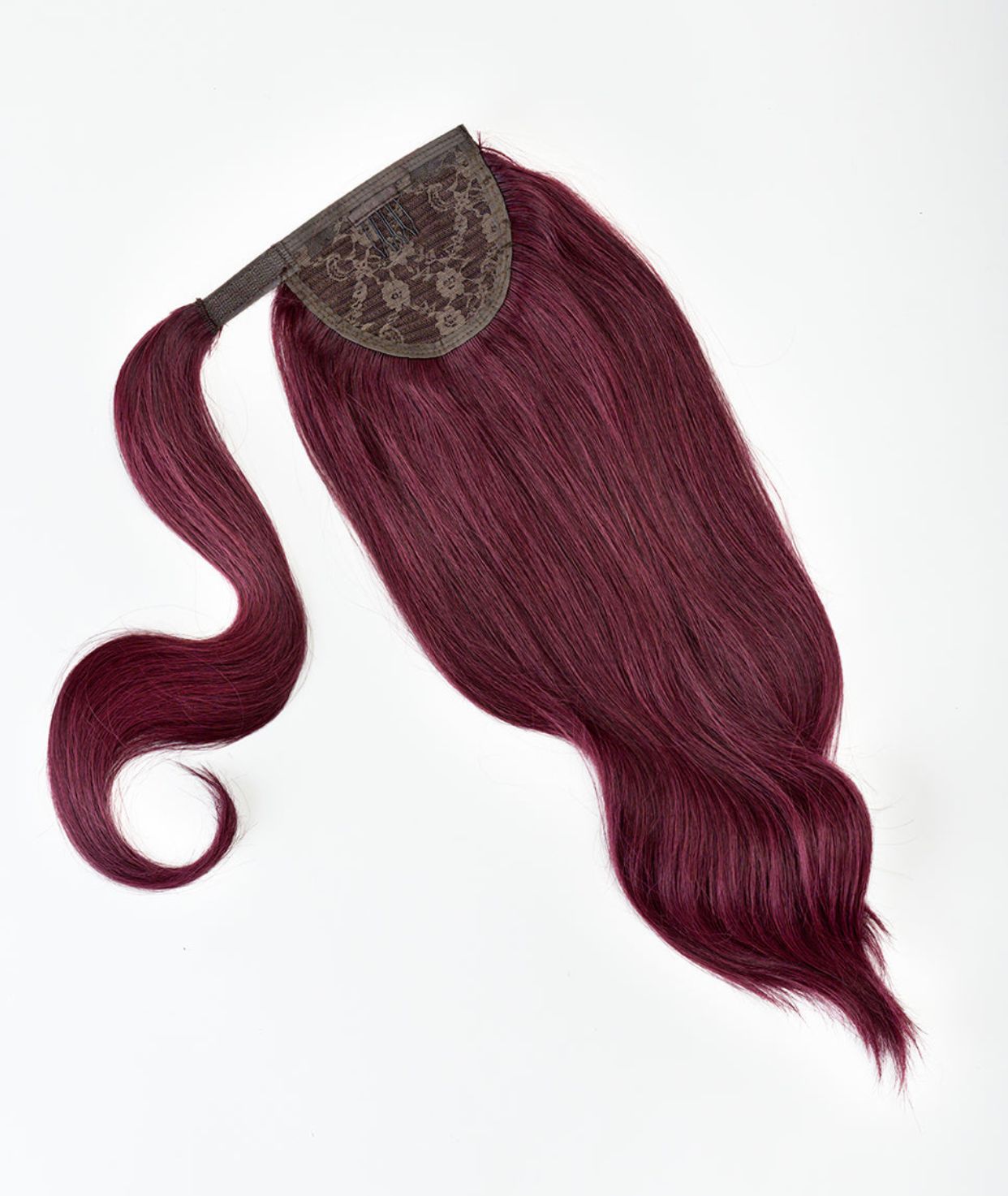 #Burgundy Ponytail Extensions
