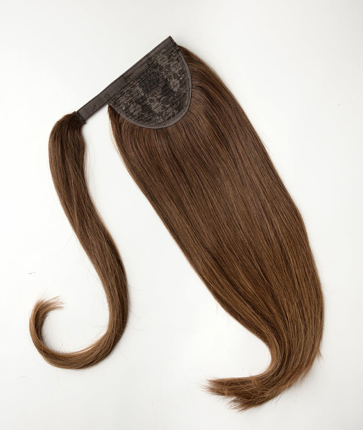 #Chocolate Brown Balayage Ponytail Extensions