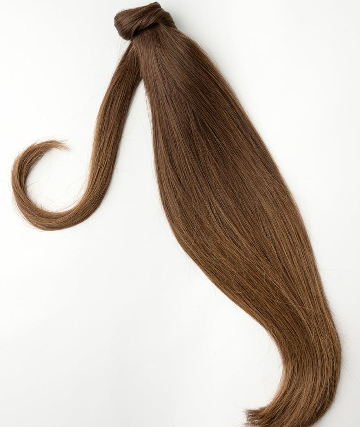 #Chocolate Brown Balayage Ponytail Extensions