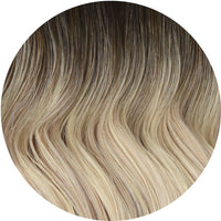 #Iced Coffee Balayage Seamless Clip In Hair Extensions