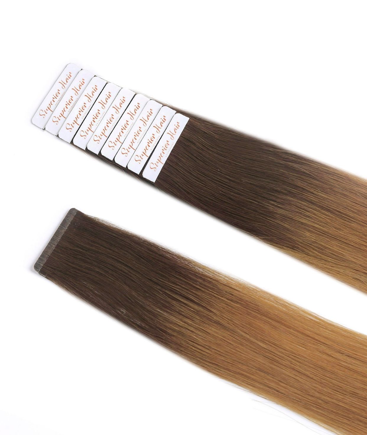 #Ginger Snap Seamless Tape In Hair Extensions