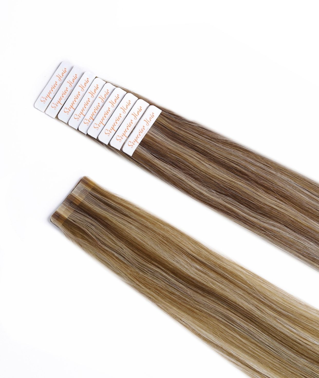 #Hazelnut Twist Seamless Tape In Hair Extensions