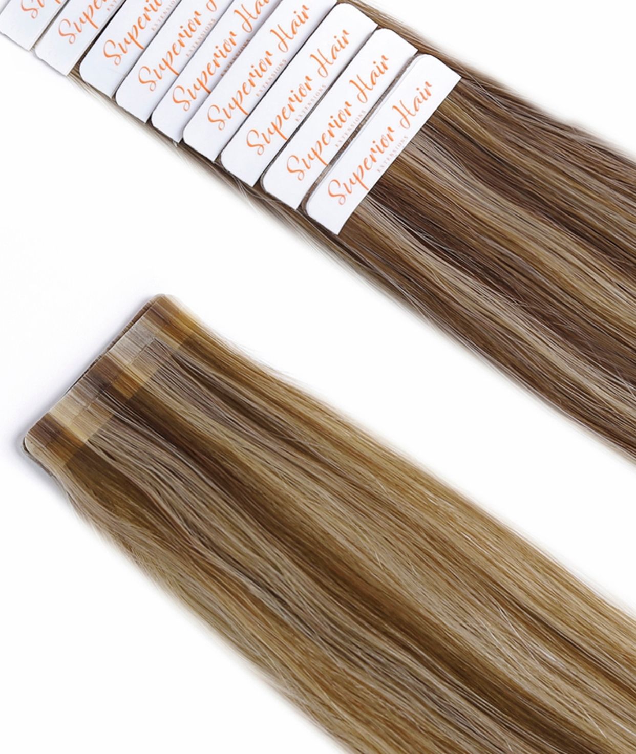 #Hazelnut Twist Seamless Tape In Hair Extensions
