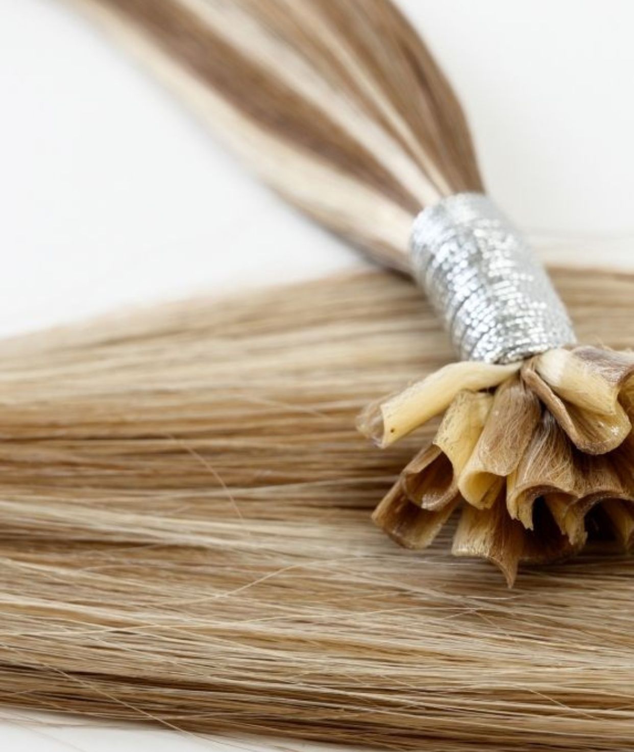 #Hazelnut Twist Pre Bonded U Tip Extensions