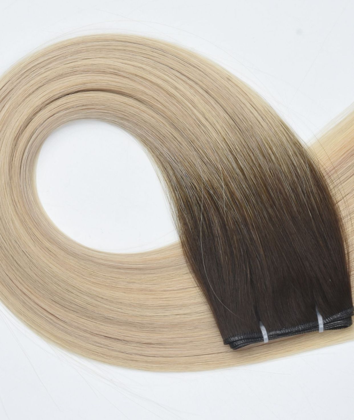 #Iced Coffee Balayage Genius Weft Extensions