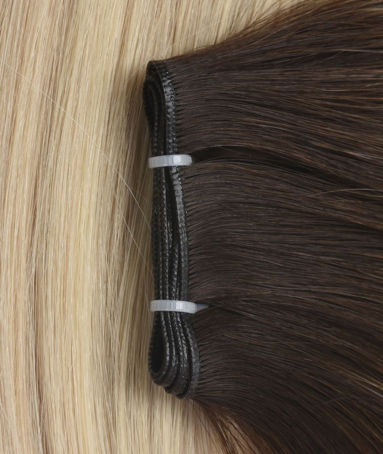 #Iced Coffee Balayage Genius Weft Extensions