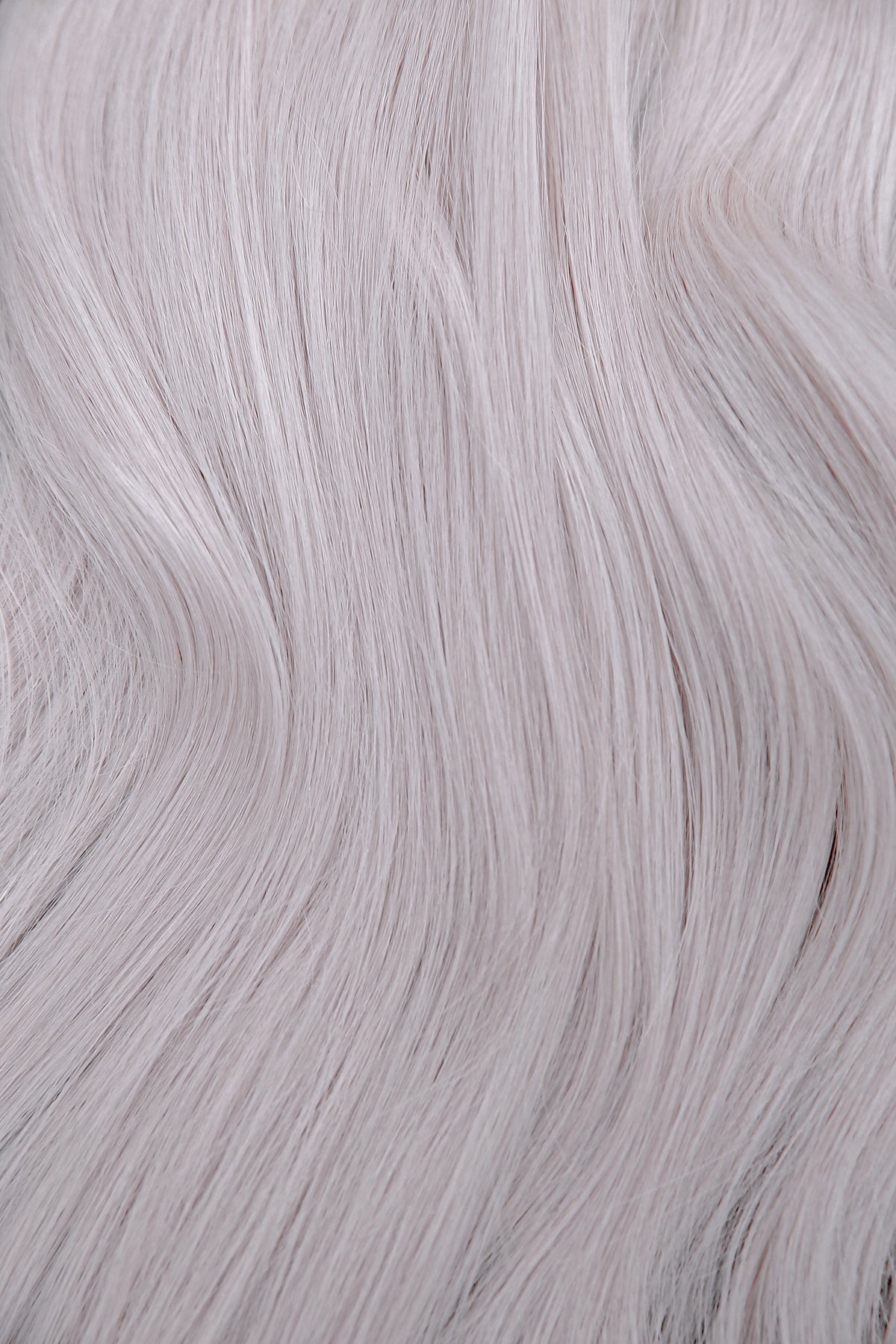 #Pearly Grey Seamless Clip In Hair Extensions