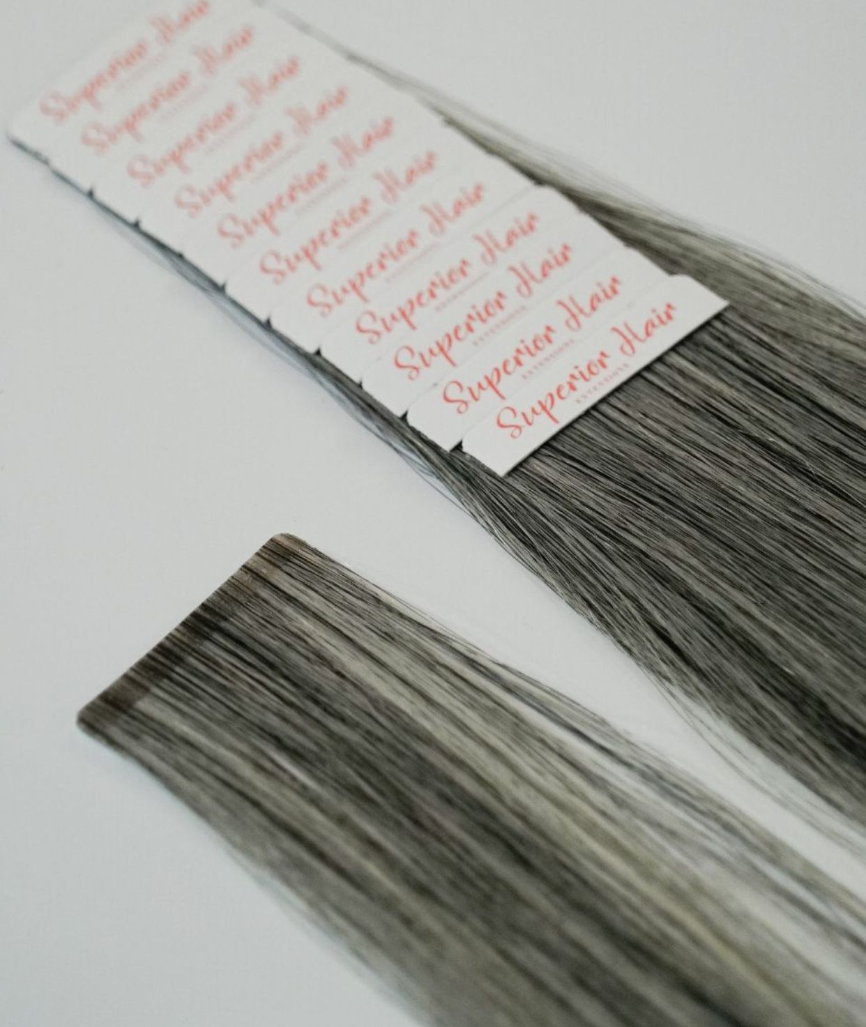 #Light Gray Seamless Tape In Extensions