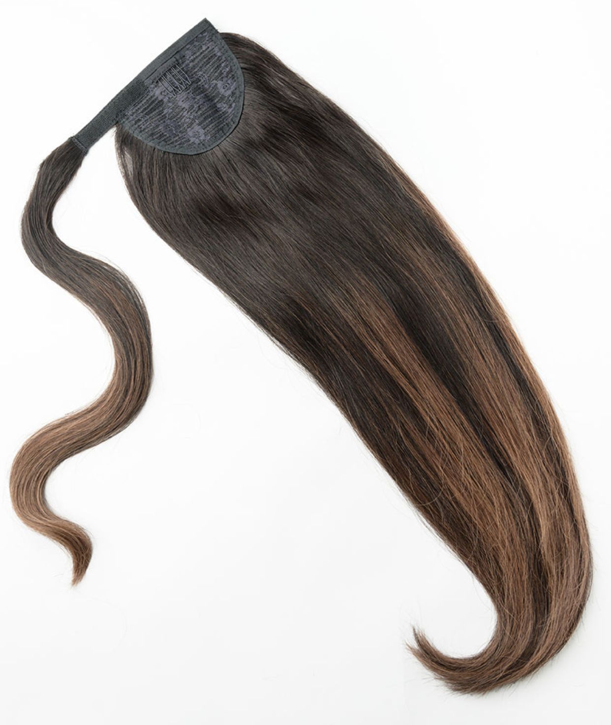 #Off Black Balayage Ponytail Extensions