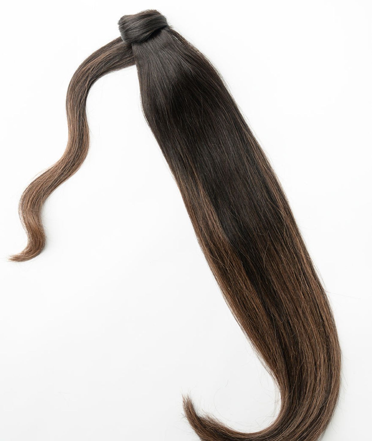 #Off Black Balayage Ponytail Extensions