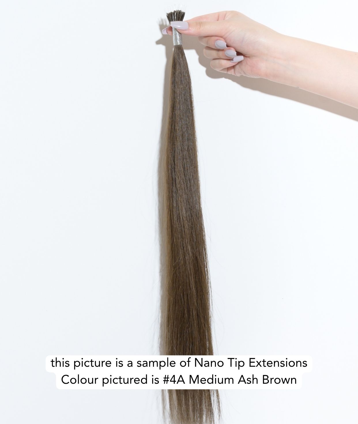 #6R Red Nano Tip Hair Extensions