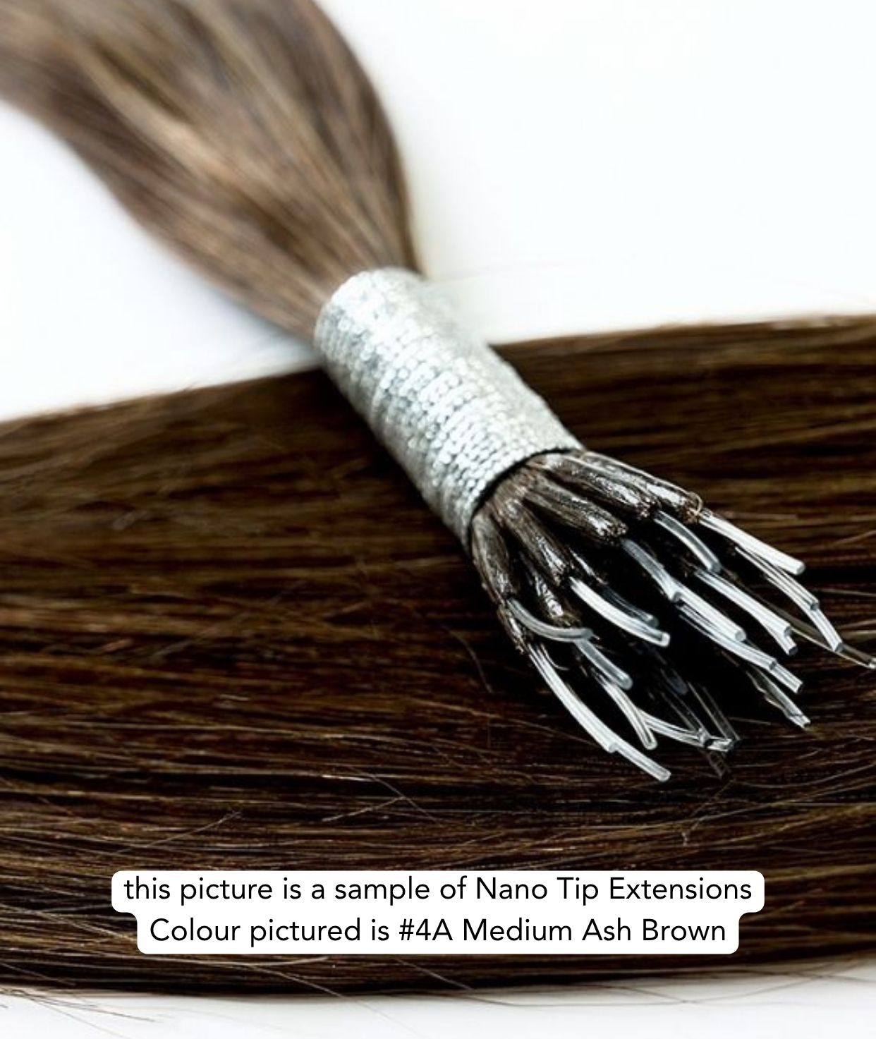 #Arctic Blonde Balayage Nano Tip Hair Extensions