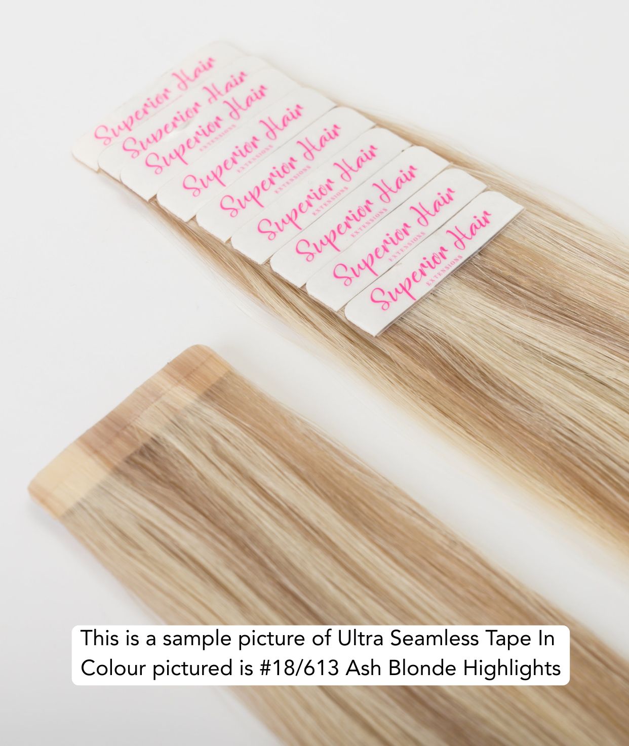 #6R Red Seamless Tape In Extensions